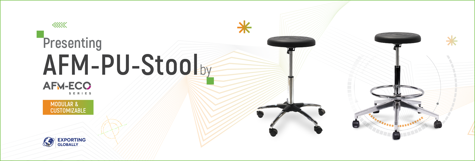 AFM PU STOOL Banner